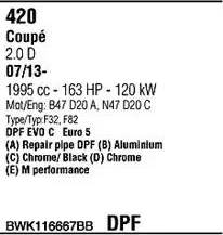 Walker BWK116667BB - Impianto gas scarico autozon.pro