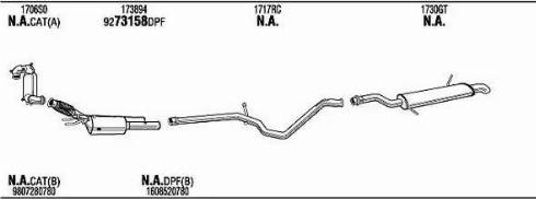 Walker CIK059310B - Impianto gas scarico autozon.pro