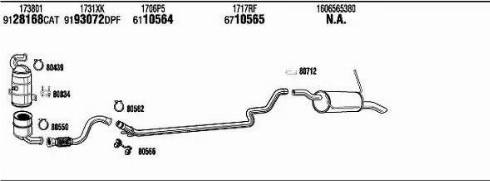 Walker CIK010885A - Impianto gas scarico autozon.pro