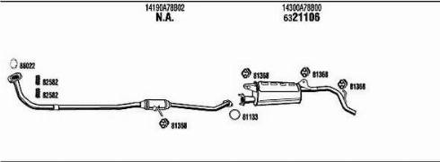 Walker DW13000 - Impianto gas scarico autozon.pro