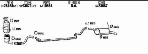 Walker PEK058889AA - Impianto gas scarico autozon.pro