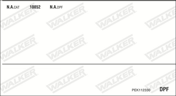 Walker PEK112330 - Impianto gas scarico autozon.pro