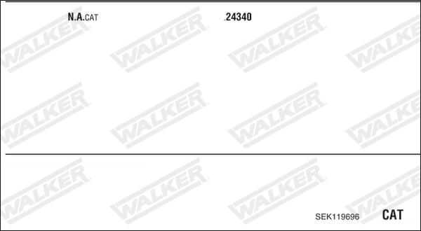 Walker SEK119696 - Impianto gas scarico autozon.pro