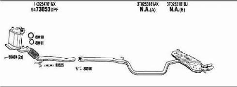 Walker SKH33322B - Impianto gas scarico autozon.pro