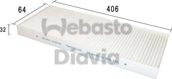 Webasto 82D0325162A - Filtro, Aria abitacolo autozon.pro