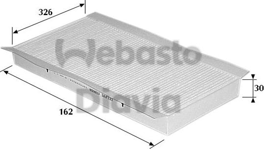 Webasto 82D0325122A - Filtro, Aria abitacolo autozon.pro