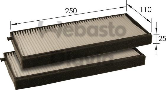 Webasto 82D0325203A - Filtro, Aria abitacolo autozon.pro