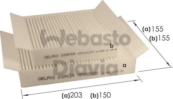 Webasto 82D0325229A - Filtro, Aria abitacolo autozon.pro