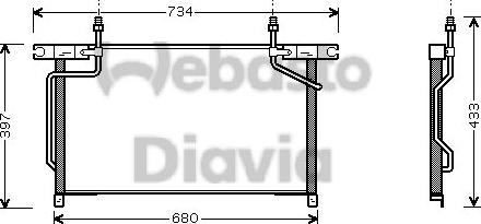 Webasto 82D0225472A - Condensatore, Climatizzatore autozon.pro