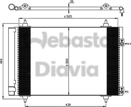 Webasto 82D0225548A - Condensatore, Climatizzatore autozon.pro