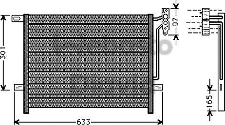 Webasto 82D0225547A - Condensatore, Climatizzatore autozon.pro