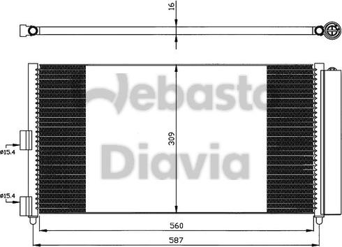 Webasto 82D0225501A - Condensatore, Climatizzatore autozon.pro