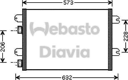 Webasto 82D0225510A - Condensatore, Climatizzatore autozon.pro