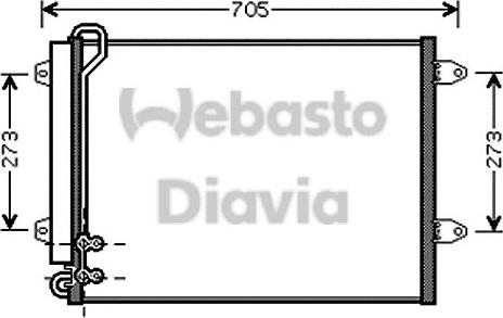 Webasto 82D0225573A - Condensatore, Climatizzatore autozon.pro