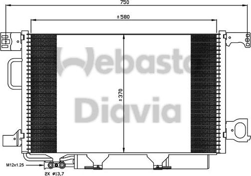 Webasto 82D0225657A - Condensatore, Climatizzatore autozon.pro