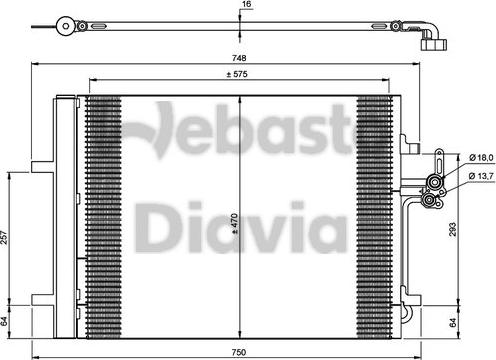 Webasto 82D0225670A - Condensatore, Climatizzatore autozon.pro