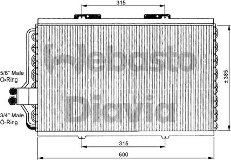 Webasto 82D0225062MS1A - Condensatore, Climatizzatore autozon.pro