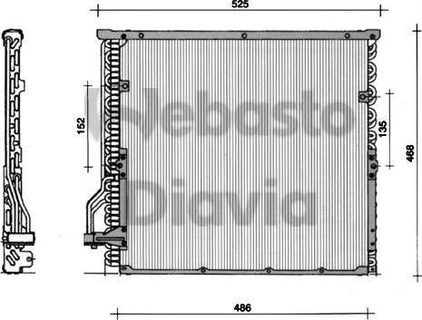 Webasto 82D0225014B - Condensatore, Climatizzatore autozon.pro