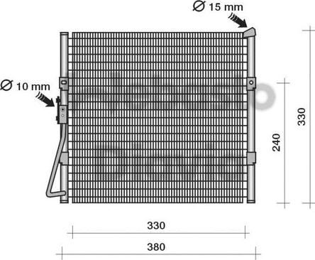 Webasto 82D0225122A - Condensatore, Climatizzatore autozon.pro