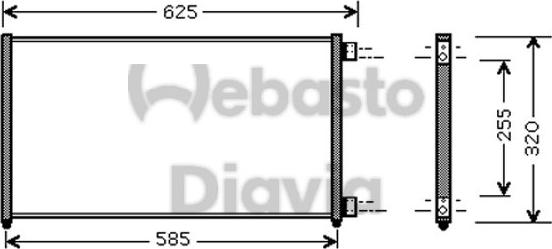 Webasto 82D0226194MA - Condensatore, Climatizzatore autozon.pro