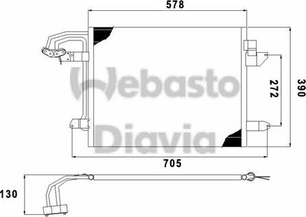 Webasto 82D0226191MA - Condensatore, Climatizzatore autozon.pro