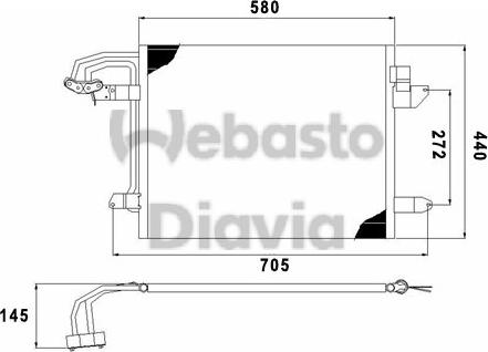 Webasto 82D0226192MA - Condensatore, Climatizzatore autozon.pro