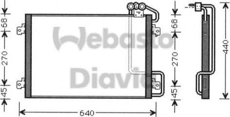 Webasto 82D0226115MA - Condensatore, Climatizzatore autozon.pro