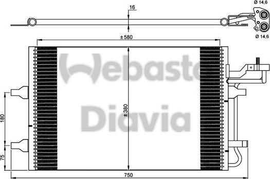 Webasto 82D0226259MA - Condensatore, Climatizzatore autozon.pro