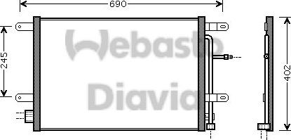 Webasto 82D0226209MA - Condensatore, Climatizzatore autozon.pro