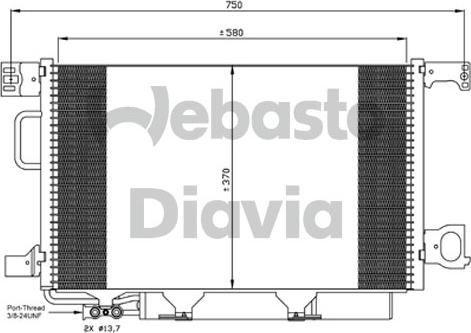 Webasto 82D0226280MA - Condensatore, Climatizzatore autozon.pro