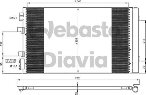 Webasto 82D0226272MA - Condensatore, Climatizzatore autozon.pro