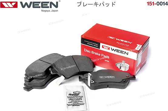 Ween 151-0014 - Kit pastiglie freno, Freno a disco autozon.pro