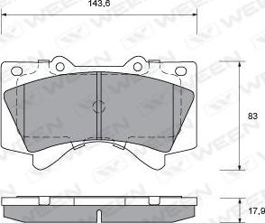 Valeo 604067 - Kit pastiglie freno, Freno a disco autozon.pro