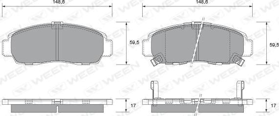 Ruville D78776560 - Kit pastiglie freno, Freno a disco autozon.pro