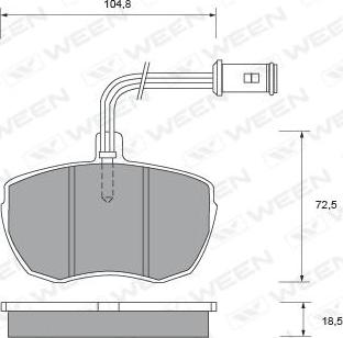 HELLA T0062 - Kit pastiglie freno, Freno a disco autozon.pro