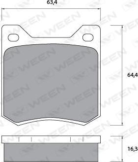 BOSCH 986469860 - Kit pastiglie freno, Freno a disco autozon.pro