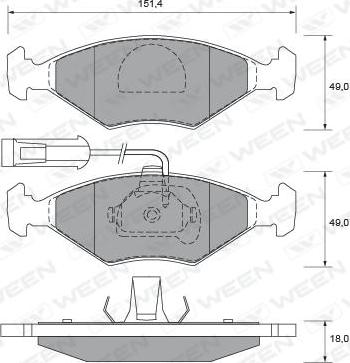 Valeo 670423 - Kit pastiglie freno, Freno a disco autozon.pro