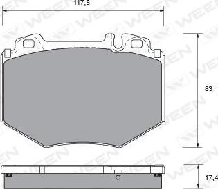 HELLA T1497 - Kit pastiglie freno, Freno a disco autozon.pro