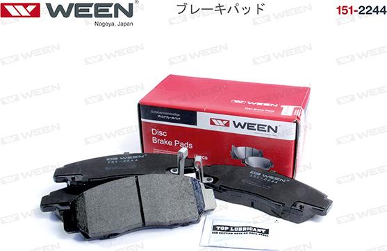 Ween 151-2244 - Kit pastiglie freno, Freno a disco autozon.pro