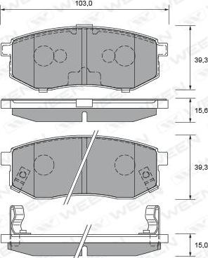 Maxgear 19-1522 - Kit pastiglie freno, Freno a disco autozon.pro