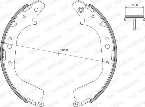 Ween 152-2356 - Kit ganasce freno autozon.pro