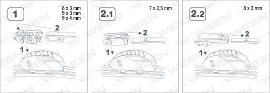 Ween 100-6014 - Spazzola tergi autozon.pro