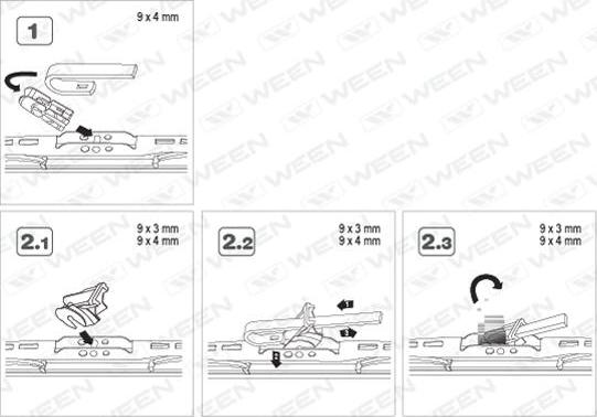 Ween 100-2022 - Spazzola tergi autozon.pro