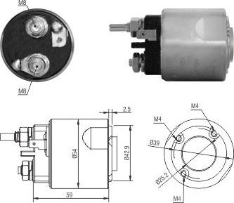 WE PARTS 471480244 - Elettromagnete, Motore d'avviamento autozon.pro