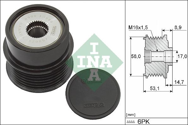 Wilmink Group WG1990618 - Puleggia cinghia, Alternatore autozon.pro