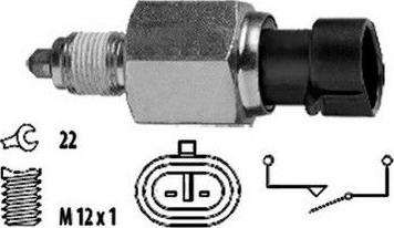 Wilmink Group WG1900178 - Interruttore, Luce di retromarcia autozon.pro