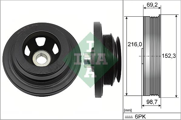 Wilmink Group WG1903376 - Puleggia cinghia, Albero a gomiti autozon.pro