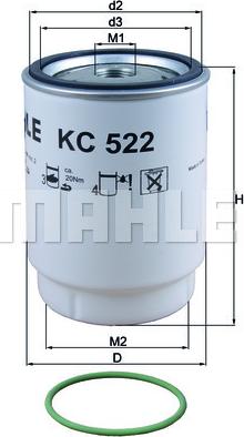 Wilmink Group WG1916587 - Filtro carburante autozon.pro