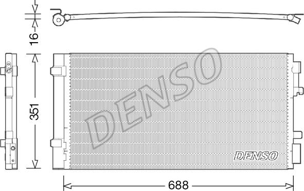 Wilmink Group WG1917383 - Condensatore, Climatizzatore autozon.pro