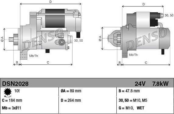 Wilmink Group WG1920152 - Motorino d'avviamento autozon.pro